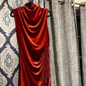 Burnt Orange XL Women’s Cocktail Dress